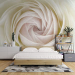 Papier peint mural de bouton de rose blanche - Vignette | Mr Papier Peint