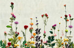Papier peint mural buissons de fleurs séchées élégance naturelle - Vignette | Mr Papier Peint