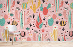 Papier peint mural de cactus colorés - Vignette | Mr Papier Peint