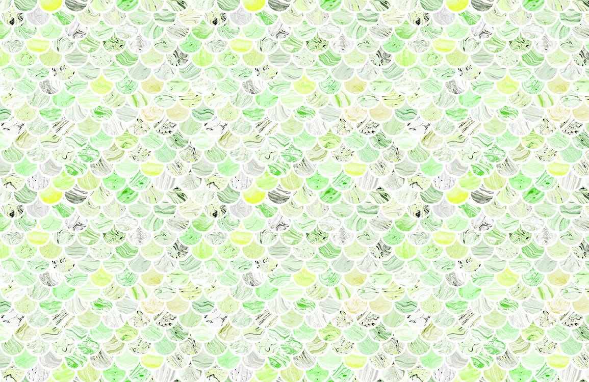 Papier peint mural de carreaux en marbre vert (53 caractères) - Le meilleur Papier peint panoramique Sur mesure