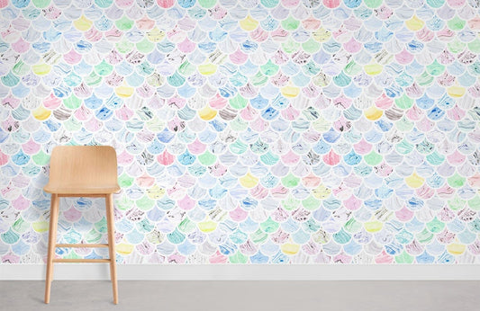 Papier peint mural de carreaux de marbre colorés - Le meilleur Papier peint panoramique Sur mesure