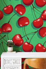 Papier peint mural de cerises - Vignette | Mr Papier Peint