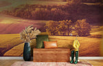 Papier Peint Mural de Champ en Automne - Vignette | Mr Papier Peint