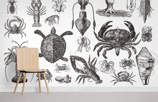 Papier peint mural de créatures marines - Le meilleur Papier peint panoramique Sur mesure