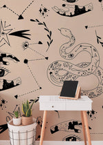 Papier Peint Mural de Divination par Serpent - Vignette | Mr Papier Peint