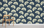 Papier peint mural de feuilles de Ginkgo peintes - Vignette | Mr Papier Peint