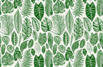 Papier peint mural de feuilles tropicales vertes - Vignette | Mr Papier Peint