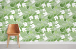 Papier peint mural de feuilles vertes douces - Vignette | Mr Papier Peint