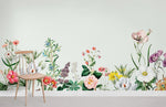 Papier Peint Mural de Fleurs Animées - Vignette | Mr Papier Peint