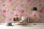 Papier Peint Mural de Fleurs Roses Tendres - Vignette | Mr Papier Peint