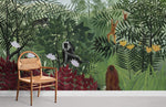 Papier peint mural de forêt avec des singes - Vignette | Mr Papier Peint