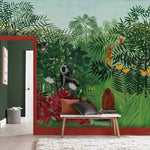 Papier peint mural de forêt avec des singes - Vignette | Mr Papier Peint