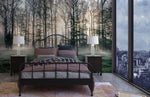 Papier peint mural forêt brumeuse pour une chambre élégante et sereine - Vignette | Mr Papier Peint