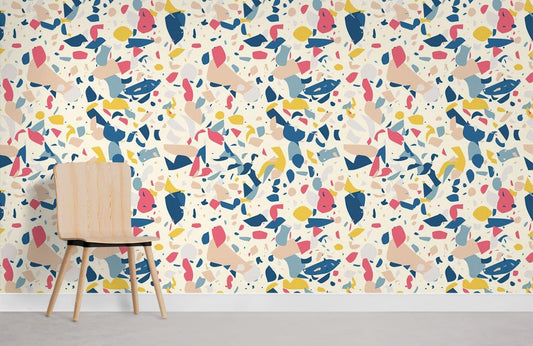 Papier peint mural de fragments irréguliers colorés - Le meilleur Papier peint panoramique Sur mesure