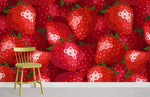 Papier peint mural de fraises - Vignette | Mr Papier Peint