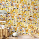 Papier peint mural de fruits aquarelle jaune - Vignette | Mr Papier Peint