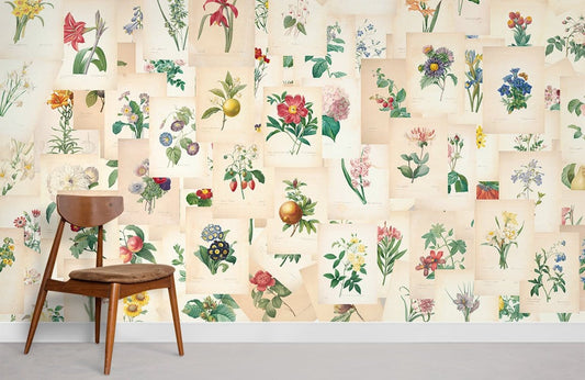 Papier peint mural de fruits et fleurs - Le meilleur Papier peint panoramique Sur mesure