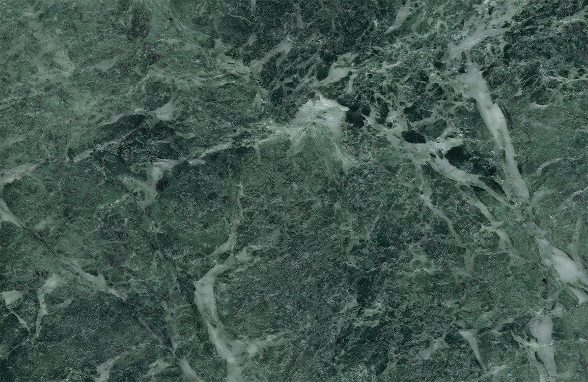 Papier peint mural de géode de cristal de jaspe avec marbre vert vif et veines blanches