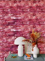 Papier Peint Mural de Géode de Cristal Rouge - Vignette | Mr Papier Peint