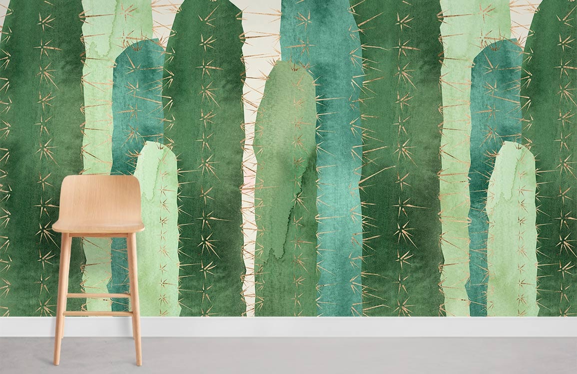 Papier peint mural de grand cactus - Le meilleur Papier peint panoramique Sur mesure