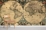 Papier peint mural Joan Blaeu la touche d’élégance cartographique - Vignette | Mr Papier Peint