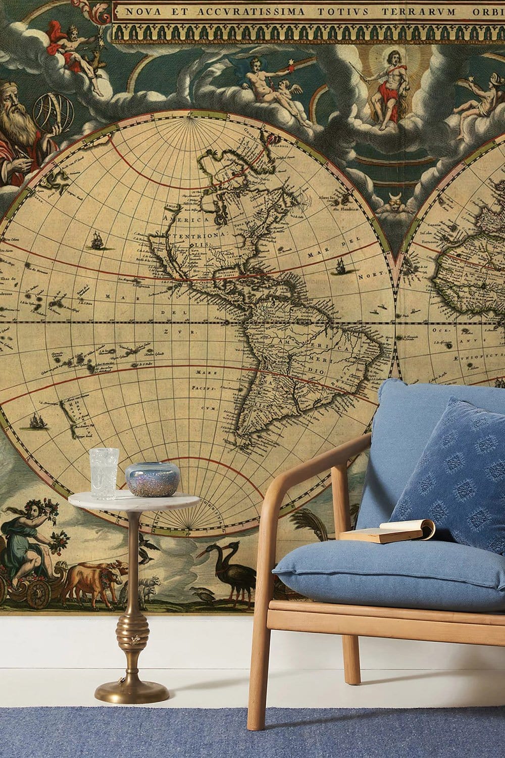 Papier Peint Mural de Joan Blaeu - Le meilleur Papier peint panoramique Sur mesure