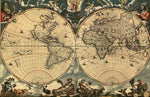 Papier peint mural Joan Blaeu la touche d’élégance cartographique - Vignette | Mr Papier Peint