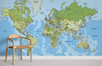 Papier peint mural de la carte du monde - Vignette | Mr Papier Peint