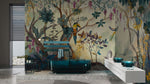 Papier peint mural de la jungle tropicale avec oiseaux - Vignette | Mr Papier Peint