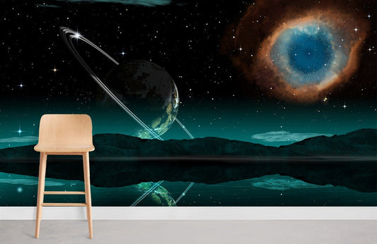 Papier peint mural de la nébuleuse planétaire II - Le meilleur Papier peint panoramique Sur mesure