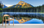 Papier peint mural de lac et montagne - Vignette | Mr Papier Peint
