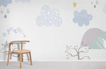 Papier peint mural Arbre Nuageux panorama enchanté - Vignette | Mr Papier Peint