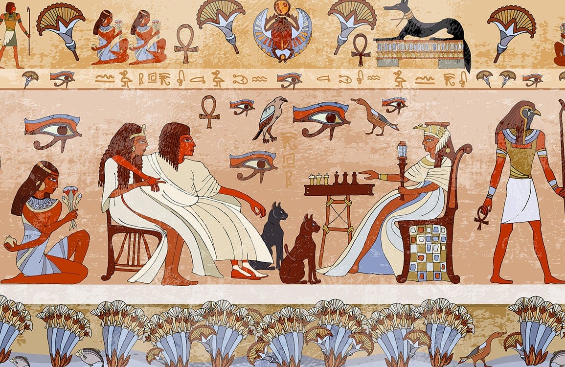 Papier peint mural de l’Égypte ancienne - Le meilleur Papier peint panoramique Sur mesure