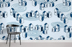 Papier peint mural Maisons en Groupe poésie pour murs inspirés - Vignette | Mr Papier Peint