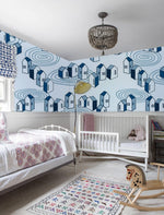 Papier peint mural Maisons en Groupe poésie pour murs inspirés - Vignette | Mr Papier Peint