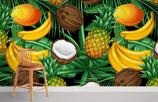 Papier peint mural de mélange de fruits - Le meilleur Papier peint panoramique Sur mesure