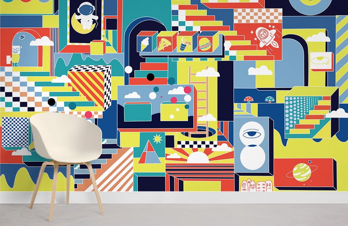 Papier Peint Mural de Monde Parallèle - Le meilleur Papier peint panoramique Sur mesure