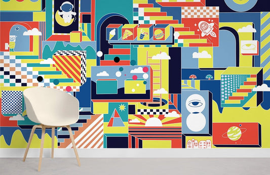 Papier Peint Mural de Monde Parallèle - Le meilleur Papier peint panoramique Sur mesure