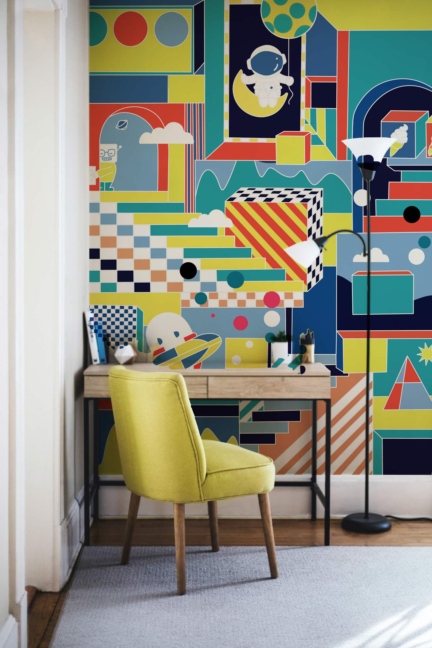 Papier Peint Mural de Monde Parallèle - Le meilleur Papier peint panoramique Sur mesure