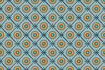 Papier peint mural de motifs floraux turquoise en vecteurs - Vignette | Mr Papier Peint