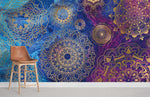 Papier Peint Mural de Motifs Mandala Galaxie - Vignette | Mr Papier Peint