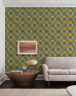 Papier Peint Mural de Motifs Végétaux Verts - Vignette | Mr Papier Peint