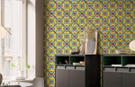 Papier Peint Mural de Motifs Végétaux Verts - Vignette | Mr Papier Peint