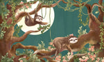 Papier peint mural Nuit étoilée et paresseux rêveurs - Vignette | Mr Papier Peint
