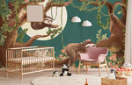 Papier peint mural Nuit étoilée et paresseux rêveurs - Vignette | Mr Papier Peint