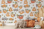 Papier Peint Mural de Paresseux Mignon - Vignette | Mr Papier Peint