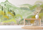 Papier peint mural de paysage à l'aquarelle - Vignette | Mr Papier Peint