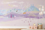 Papier peint mural de paysage hivernal - Vignette | Mr Papier Peint