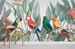 Papier Peint Mural de Perroquets Colorés - Vignette | Mr Papier Peint