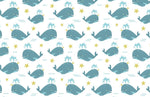 Papier peint mural de petites baleines - Vignette | Mr Papier Peint